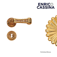 Giuseppina - Door lever Handle on Rose